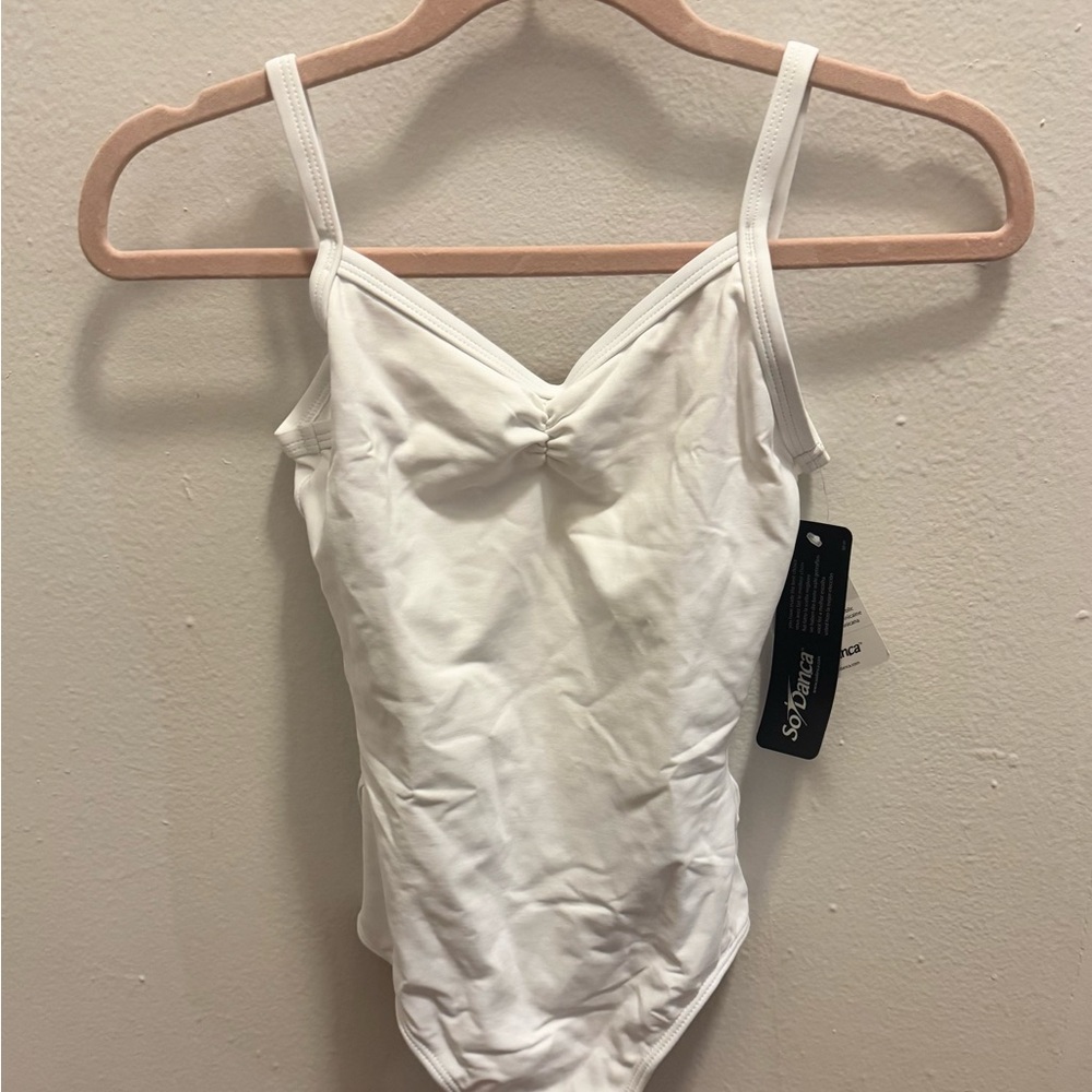 NWT So Danca White leotard